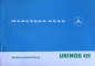 Preview: Mercedes-Benz 425 Unimog 1976 Betriebsanleitung (5686)